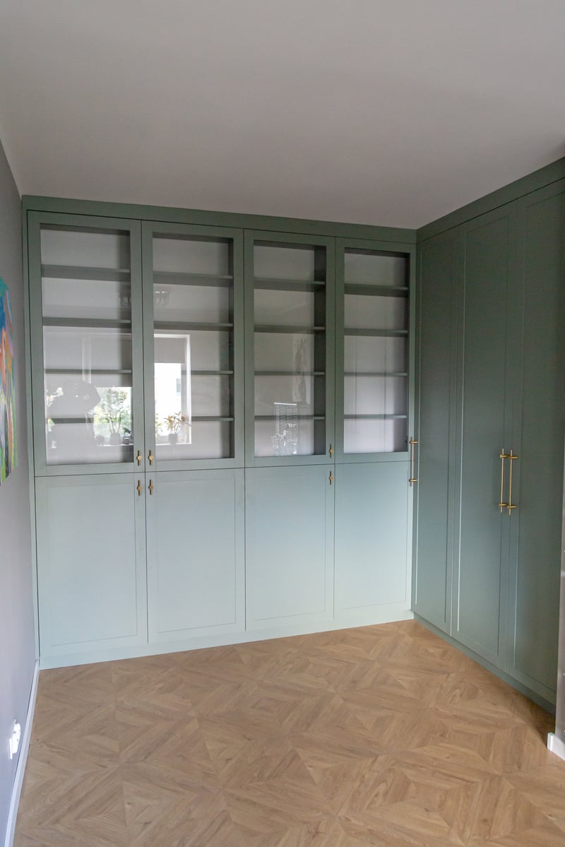 Witrynki ze szkłem — ramka 60 mm — pierwsza zdjęcie z realizacji